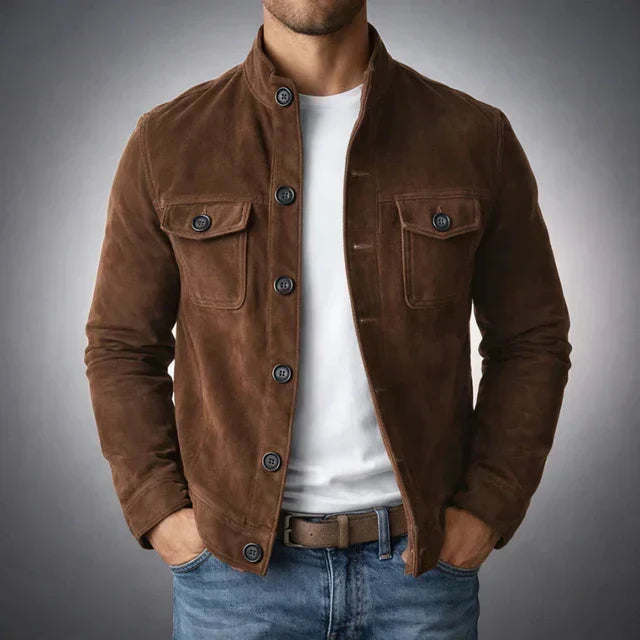 Callum Structured Collarless Jacket