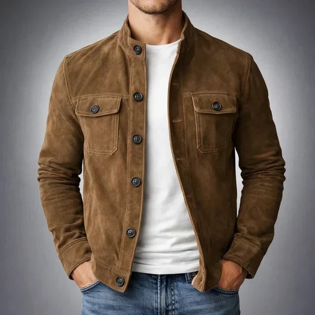 Callum Structured Collarless Jacket