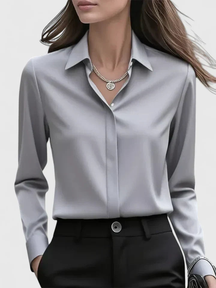 Genevieve Structured Collar Blouse