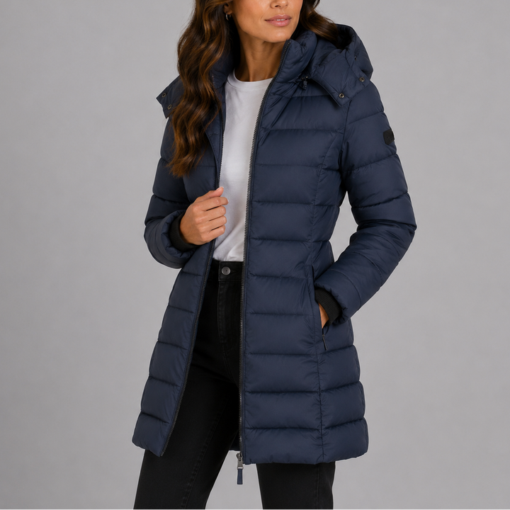 Edith Channel Quilted Puffer