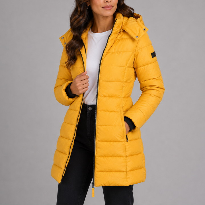 Edith Channel Quilted Puffer