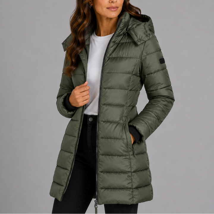 Edith Channel Quilted Puffer