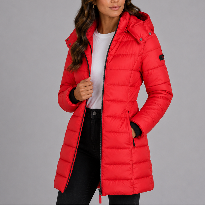 Edith Channel Quilted Puffer