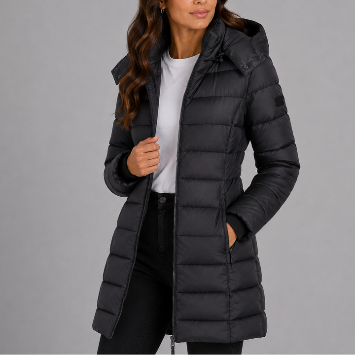 Edith Channel Quilted Puffer
