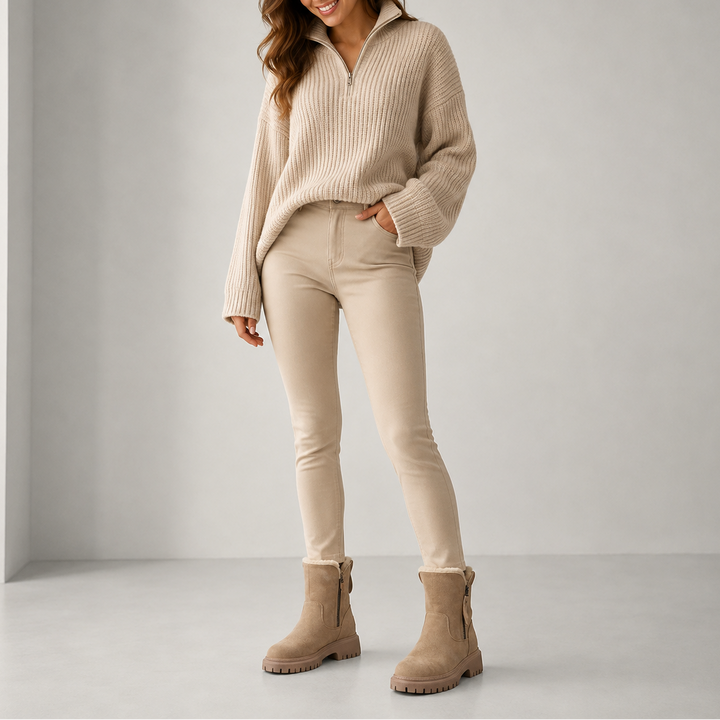 Wren Faux Fur Ankle Boots