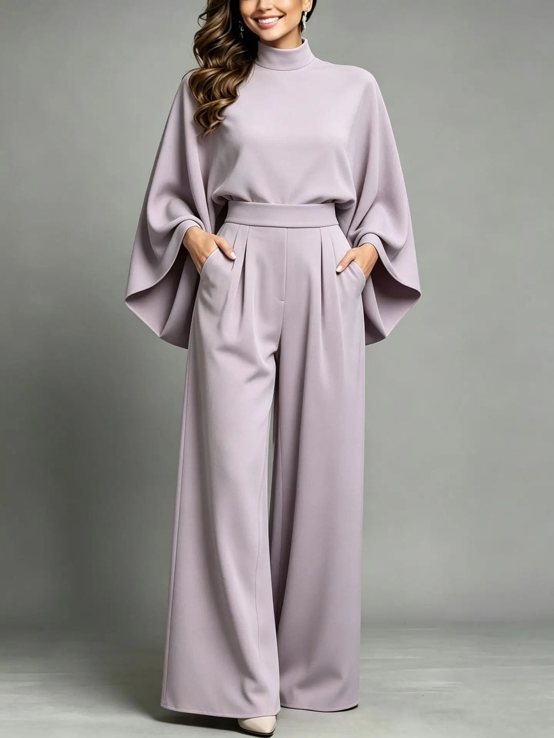 Oriane Formal Cape Sleeve Set