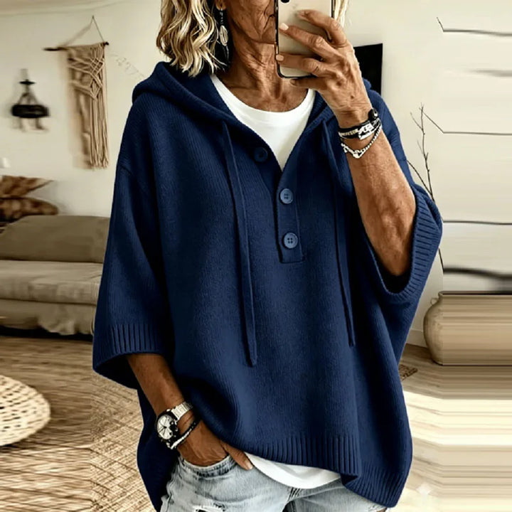 Lillian Hooded Knit Pullover
