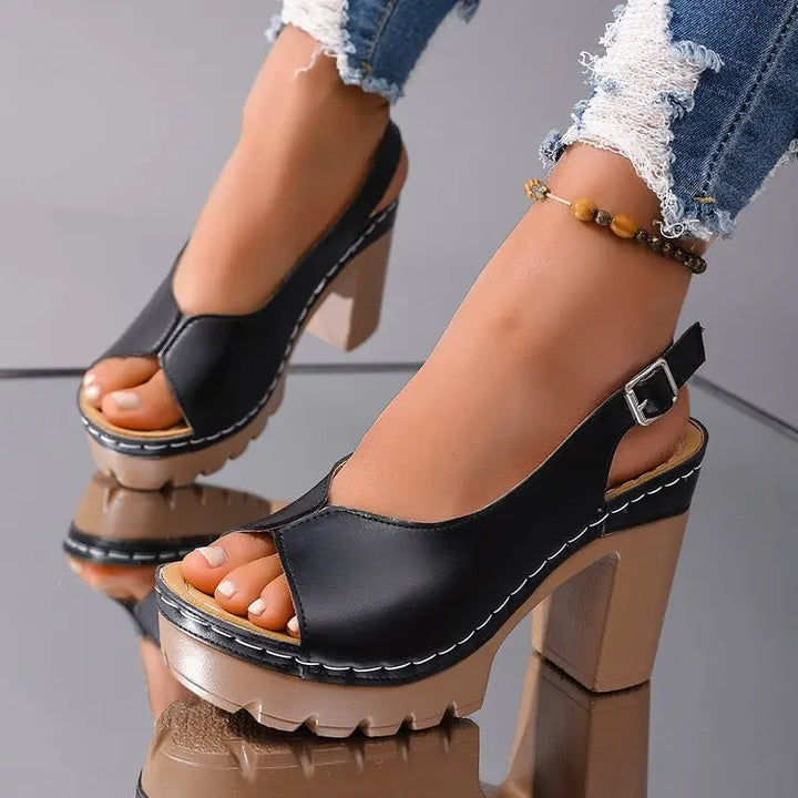 Audrey Orthopedic Block Sandals