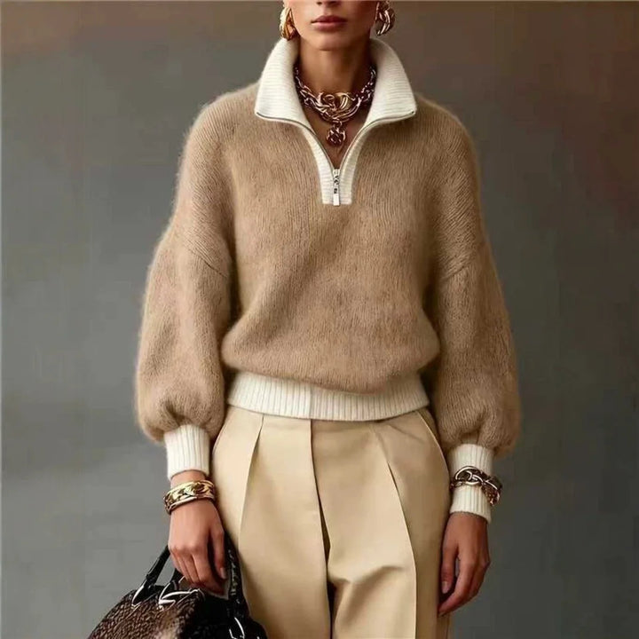 Ophelia Soft Brushed Knit Sweater