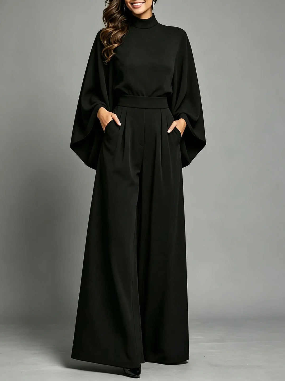 Oriane Formal Cape Sleeve Set
