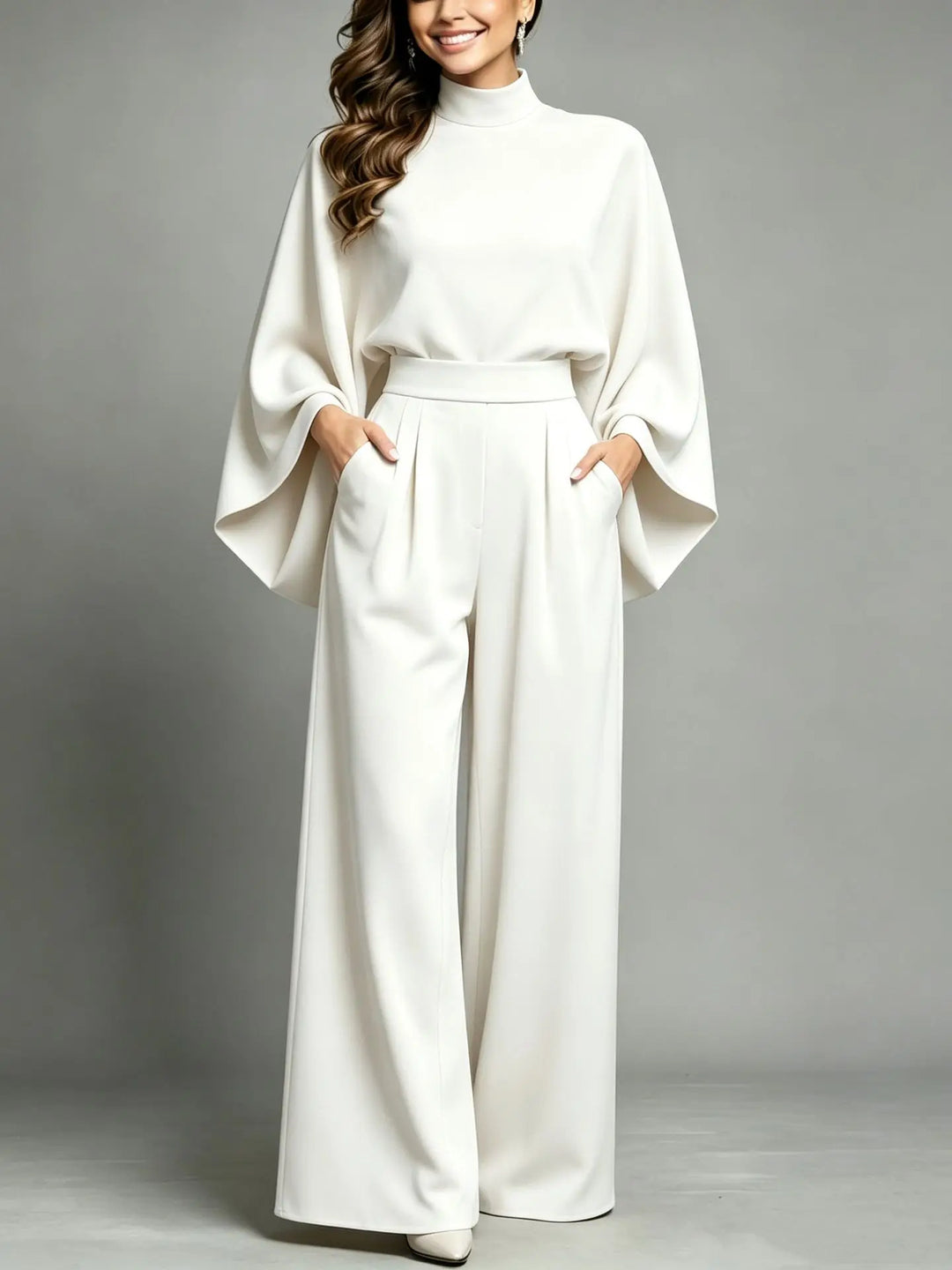 Oriane Formal Cape Sleeve Set