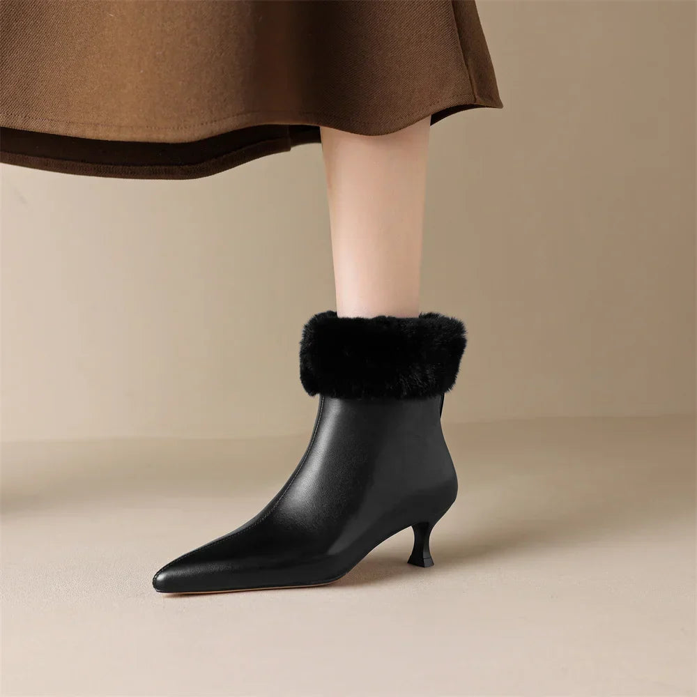 Beatrix Leather Ankle Boots