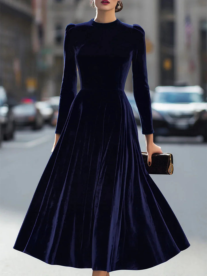 Simone Round Neck Maxi Dress