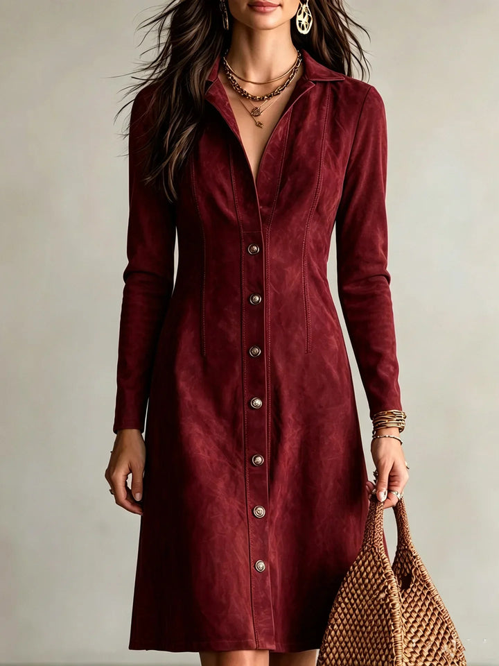 Button Front Shirt Dress