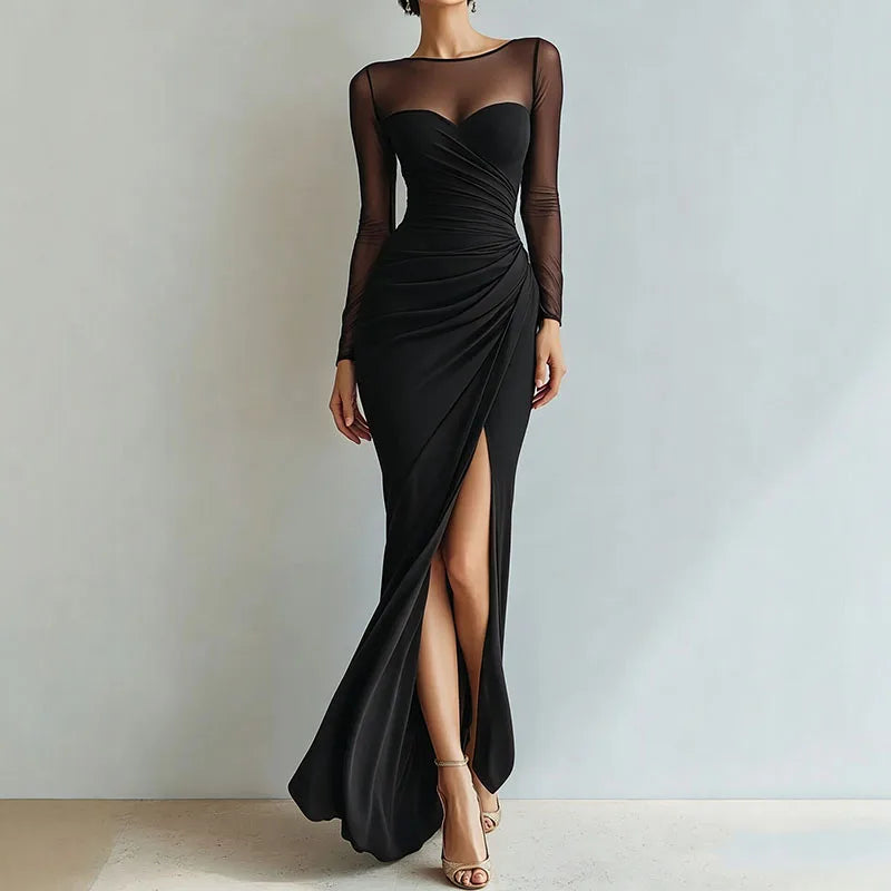 Thalia Stretch Comfort Evening Dress