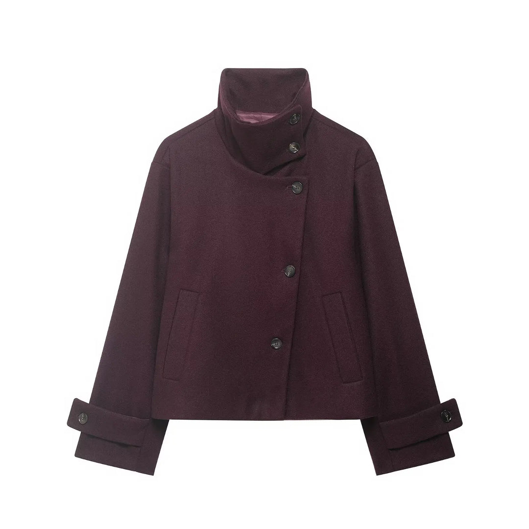 Laureen Funnel Collar Jacket
