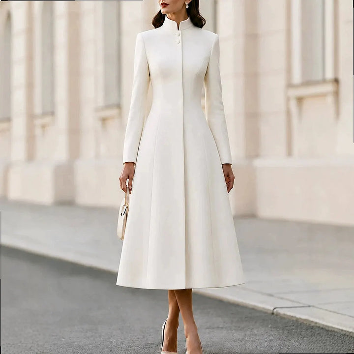 Ines Stand Collar Coat Dress