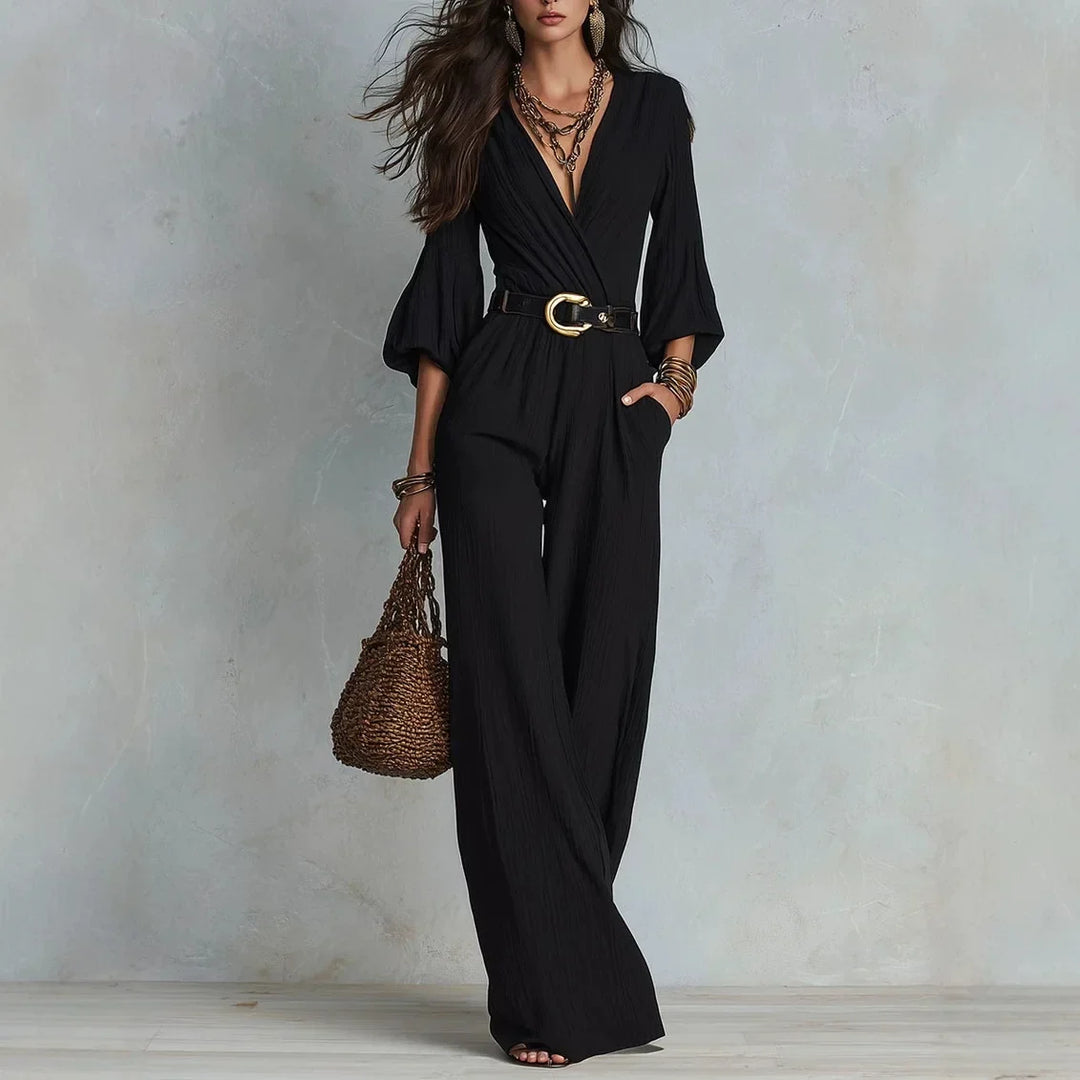 Sienna Elegant Wide Leg Jumpsuit