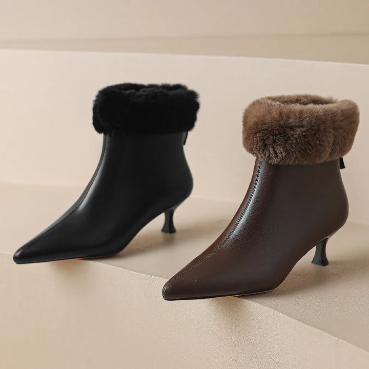Beatrix Leather Ankle Boots