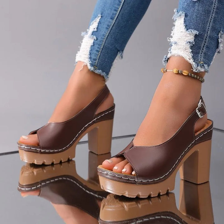 Audrey Orthopedic Block Sandals