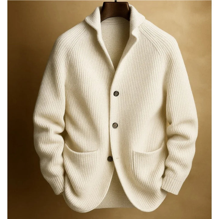 Carter Ribbed Knit Blazer Cardigan