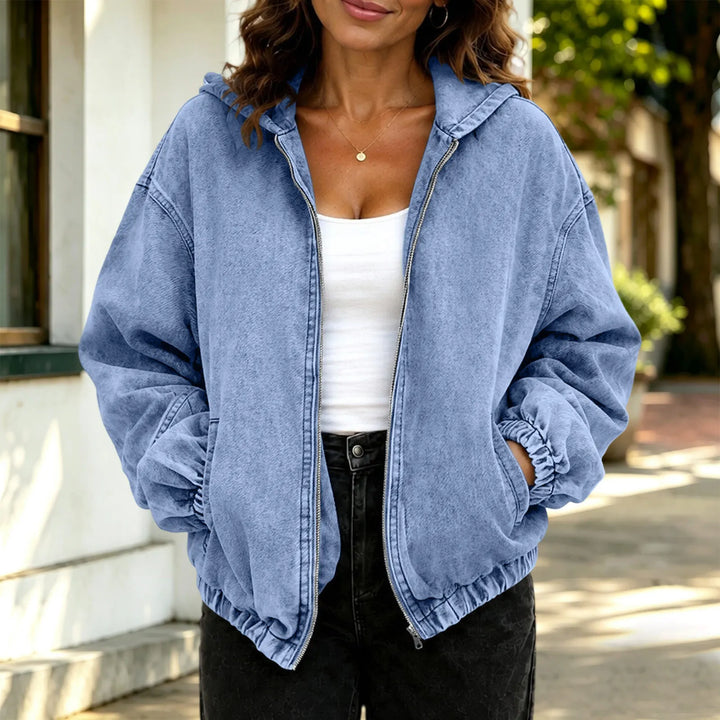 Sabine Hooded Denim Jacket
