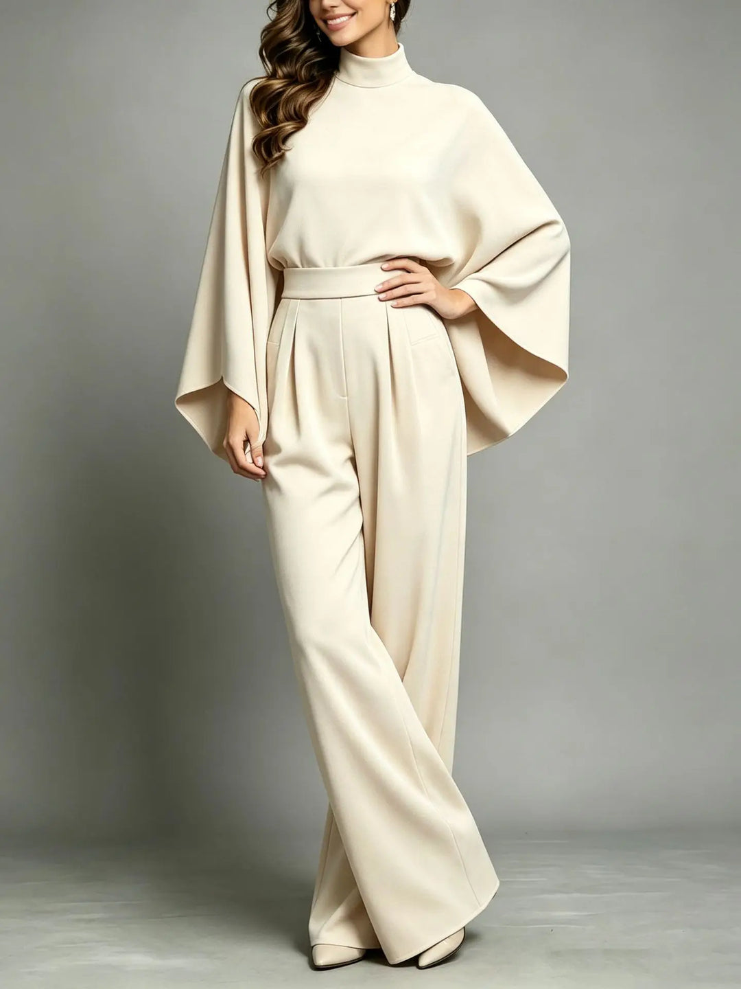Oriane Formal Cape Sleeve Set
