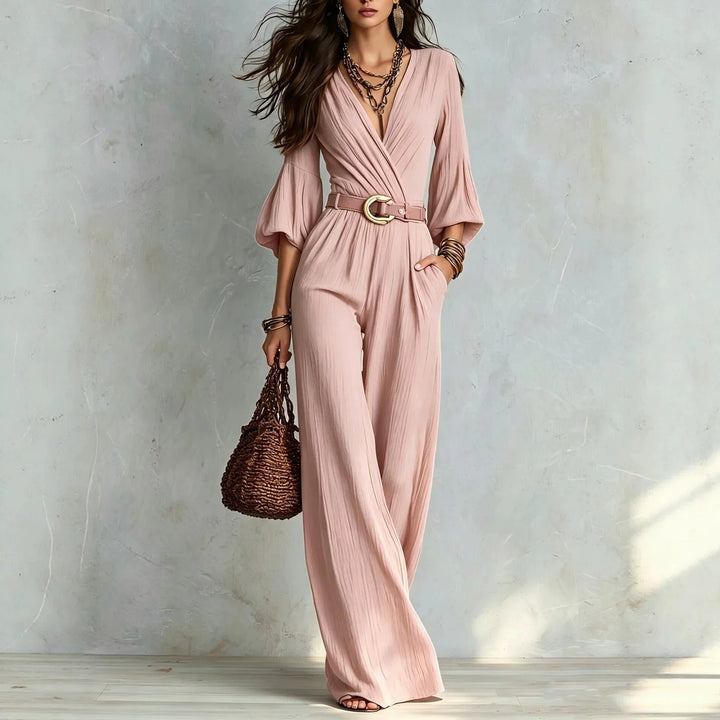 Sienna Elegant Wide Leg Jumpsuit
