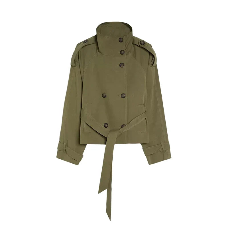 Corinne Double Breasted Trench
