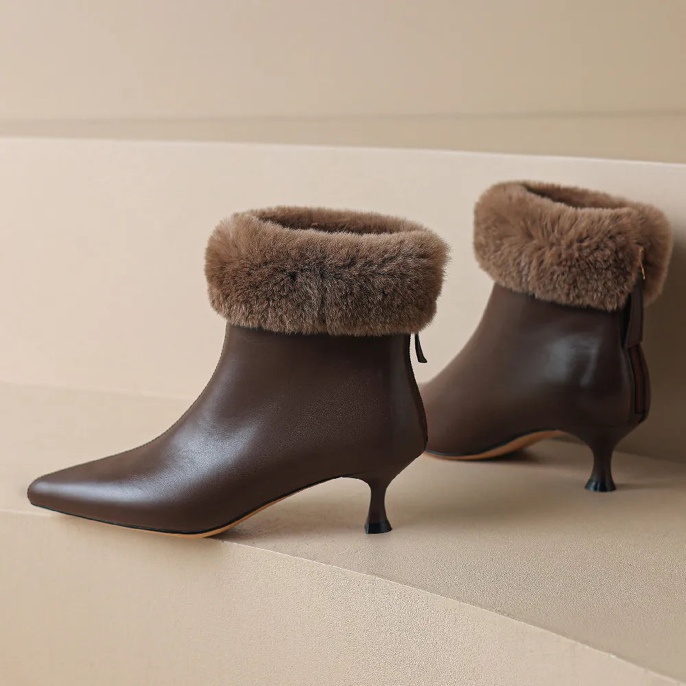 Beatrix Leather Ankle Boots