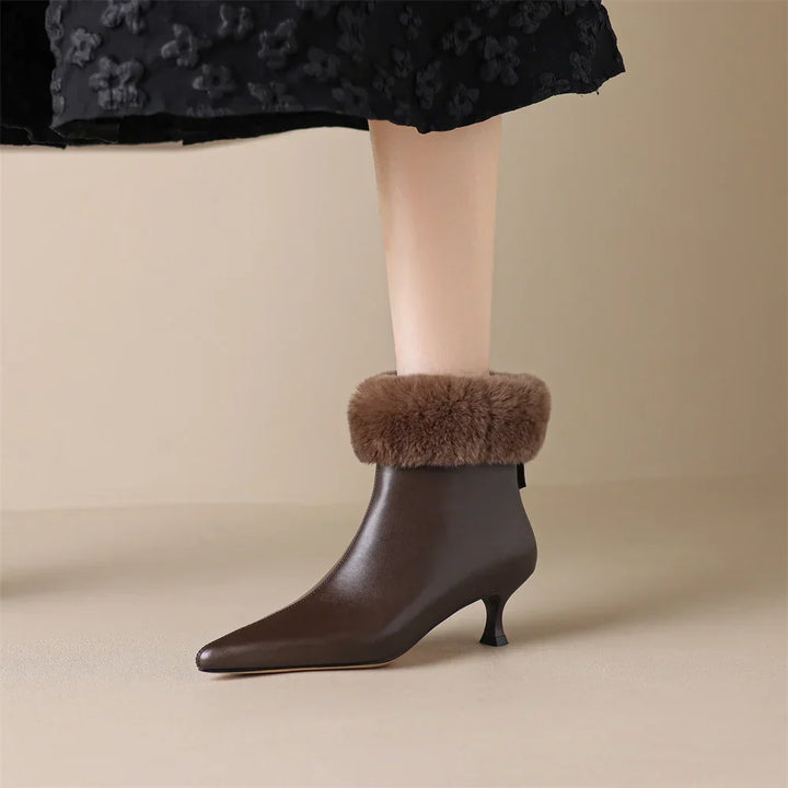 Beatrix Leather Ankle Boots