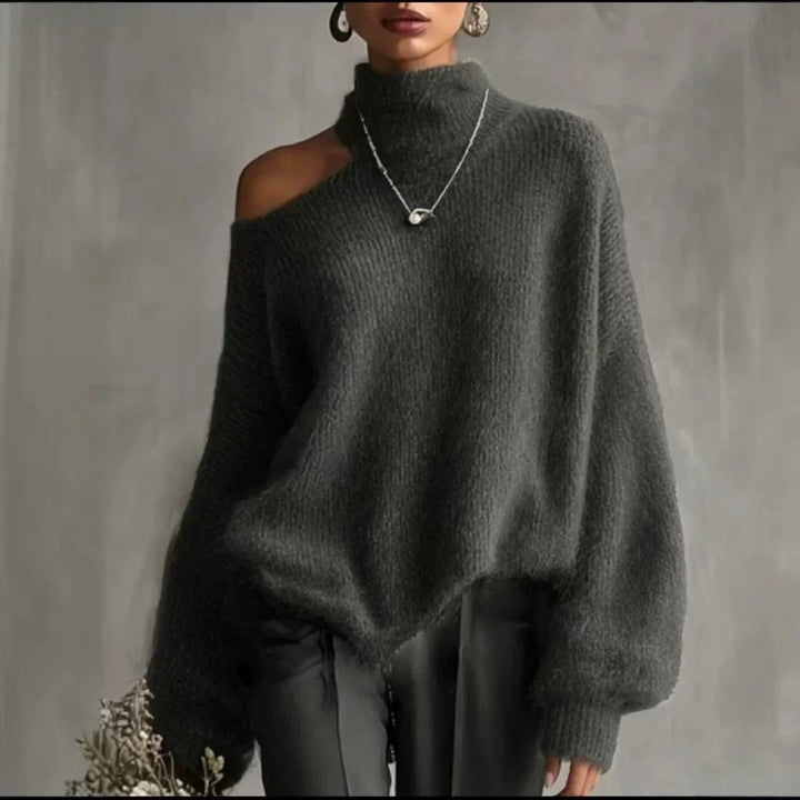 Tessaly Cutout Shoulder Sweater