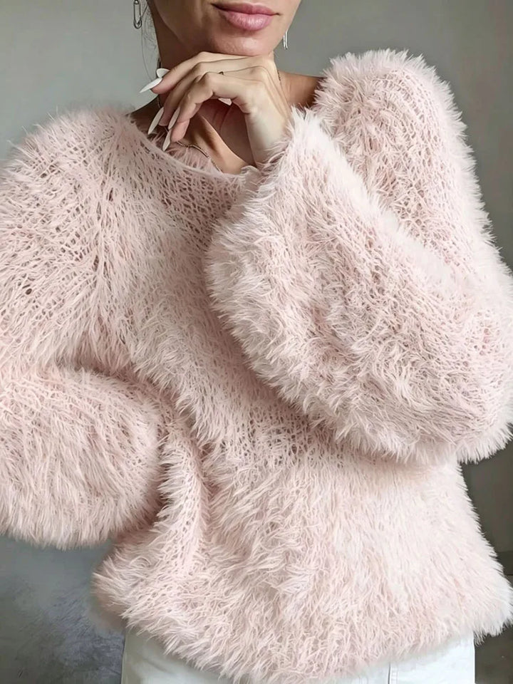 Harper Cozy Fuzzy Knit Sweater