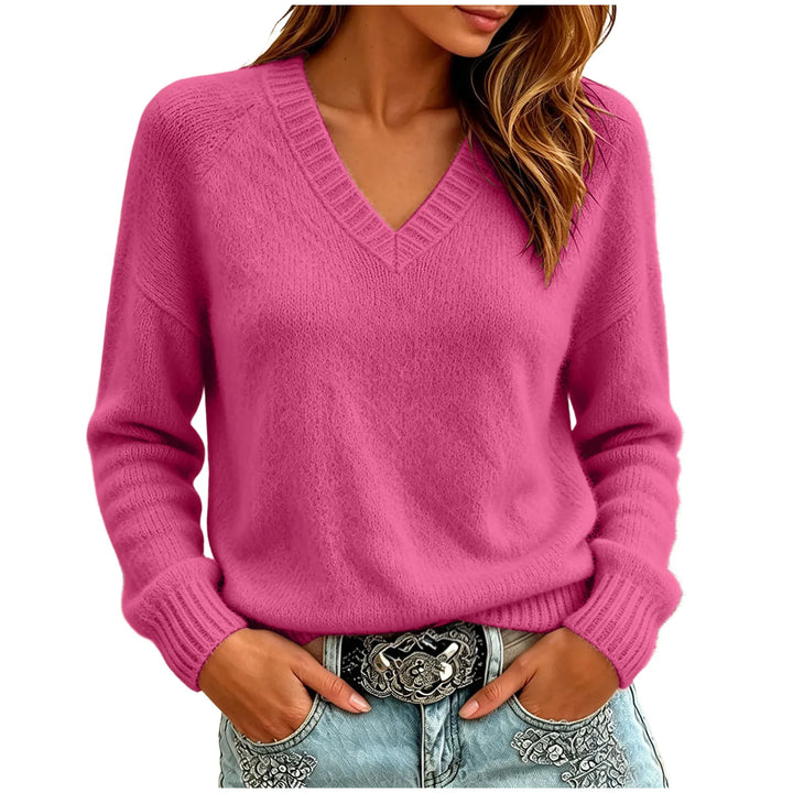 Reese Relaxed V-Neck Sweater