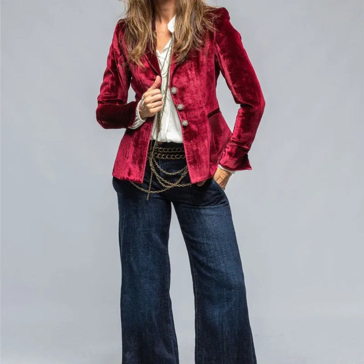 Rosalind Tailored Velvet Blazer