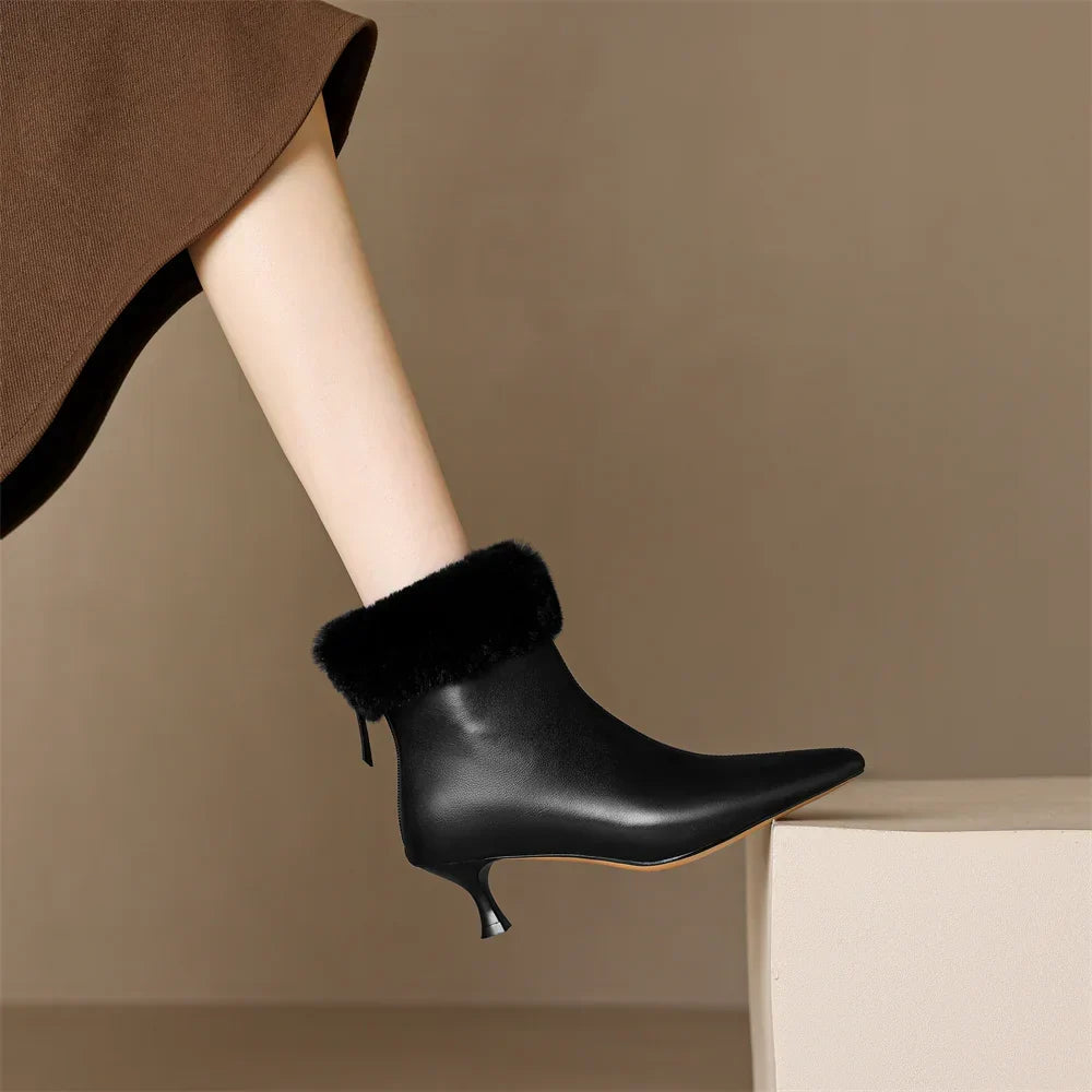 Beatrix Leather Ankle Boots