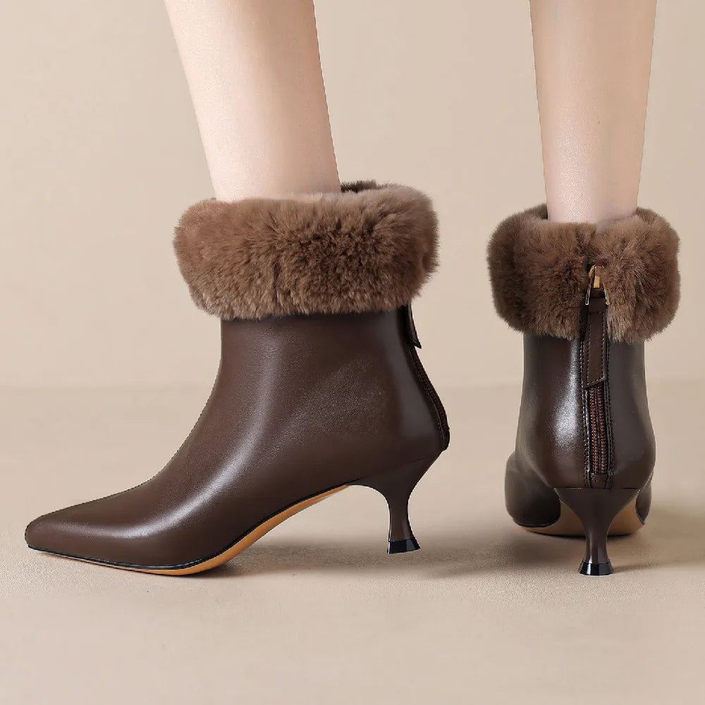 Beatrix Leather Ankle Boots