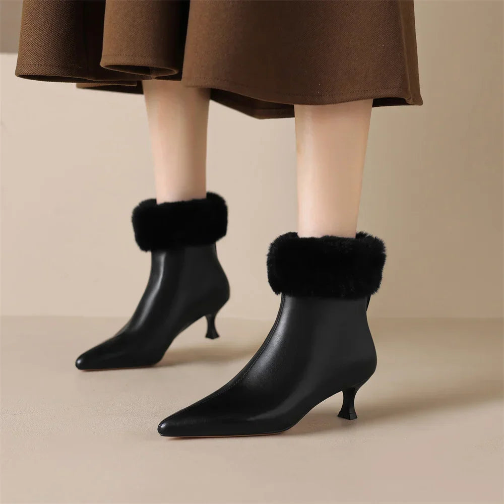 Beatrix Leather Ankle Boots