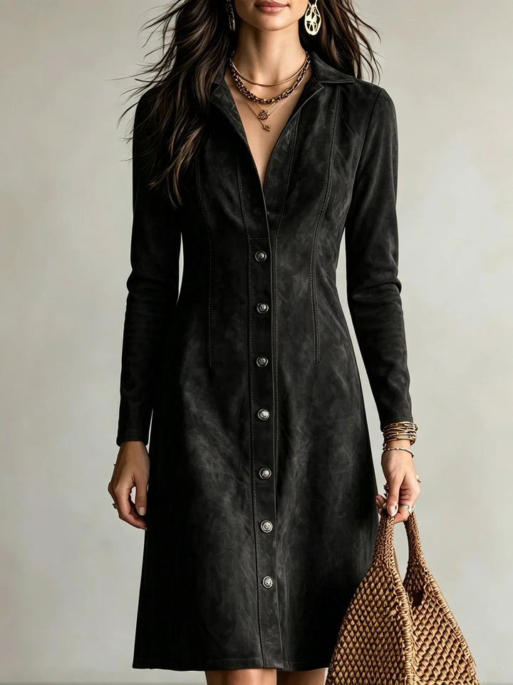 Button Front Shirt Dress