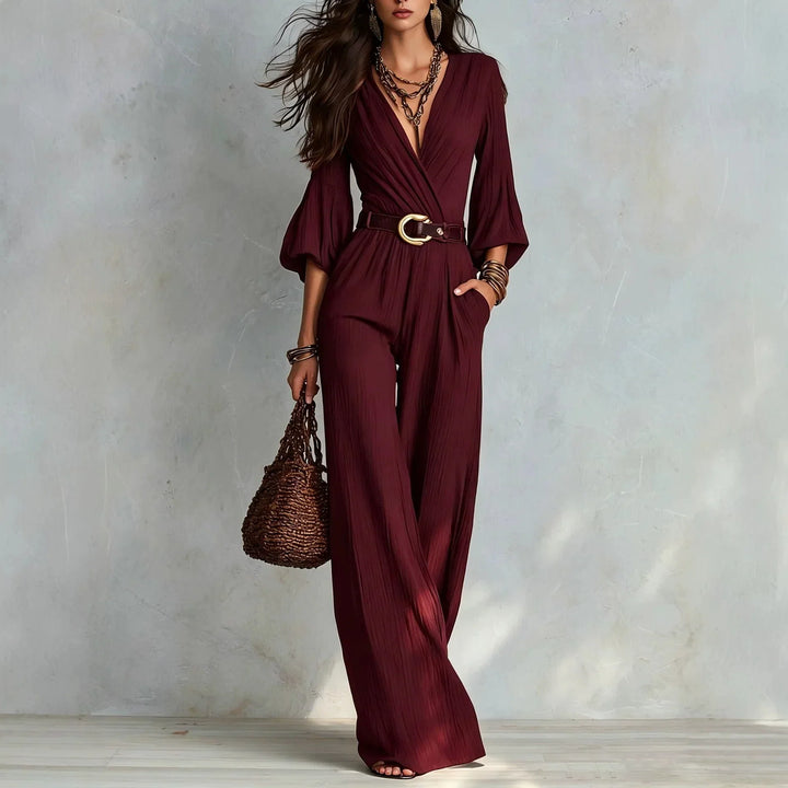 Sienna Elegant Wide Leg Jumpsuit