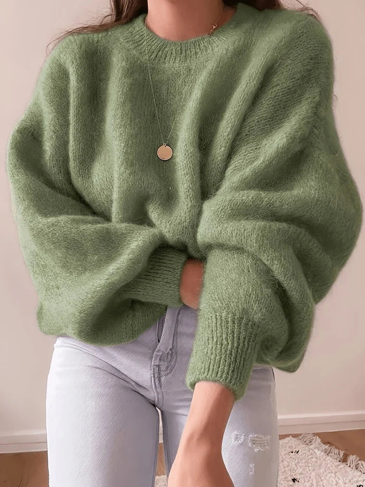 Harlow Fuzzy Knit Pullover