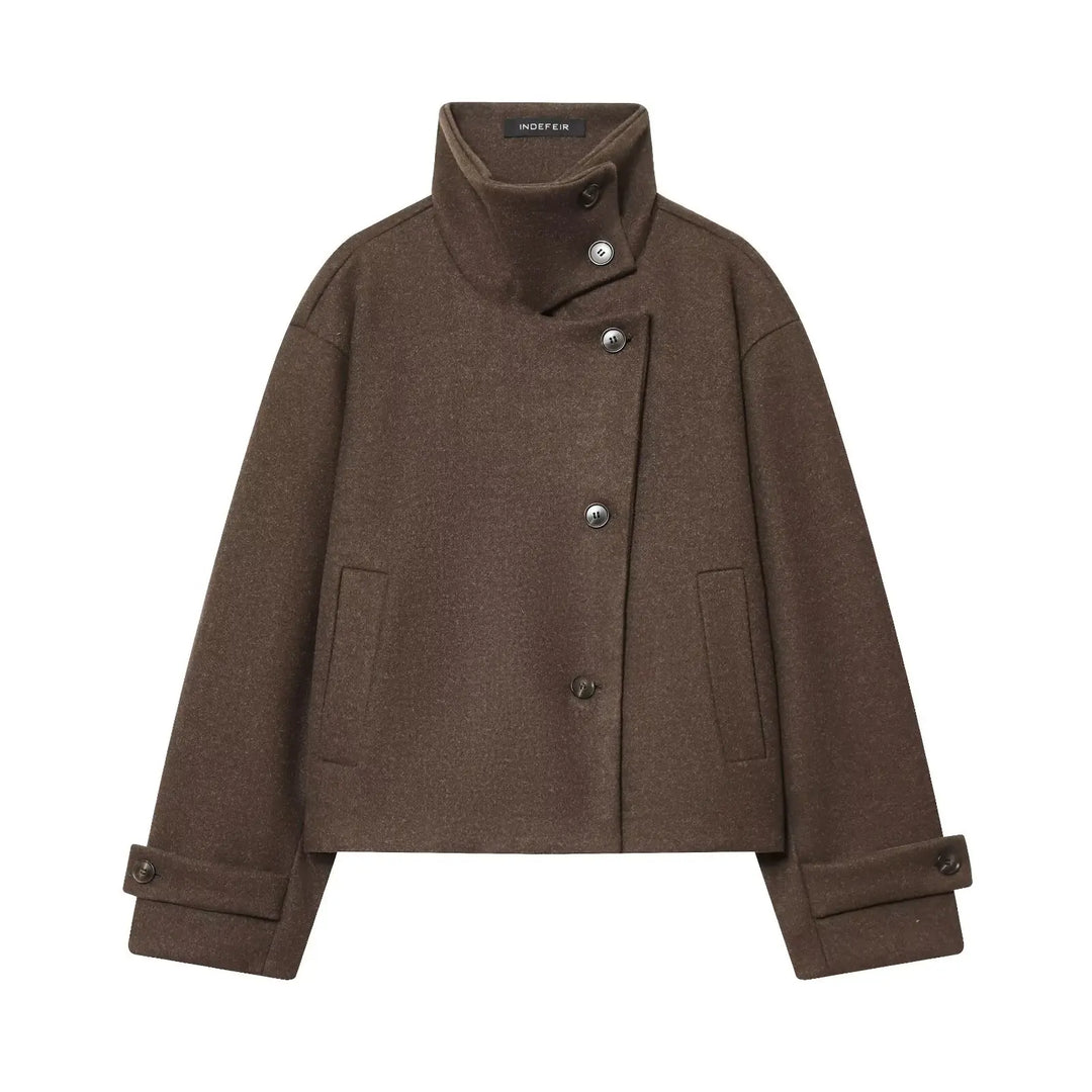 Laureen Funnel Collar Jacket