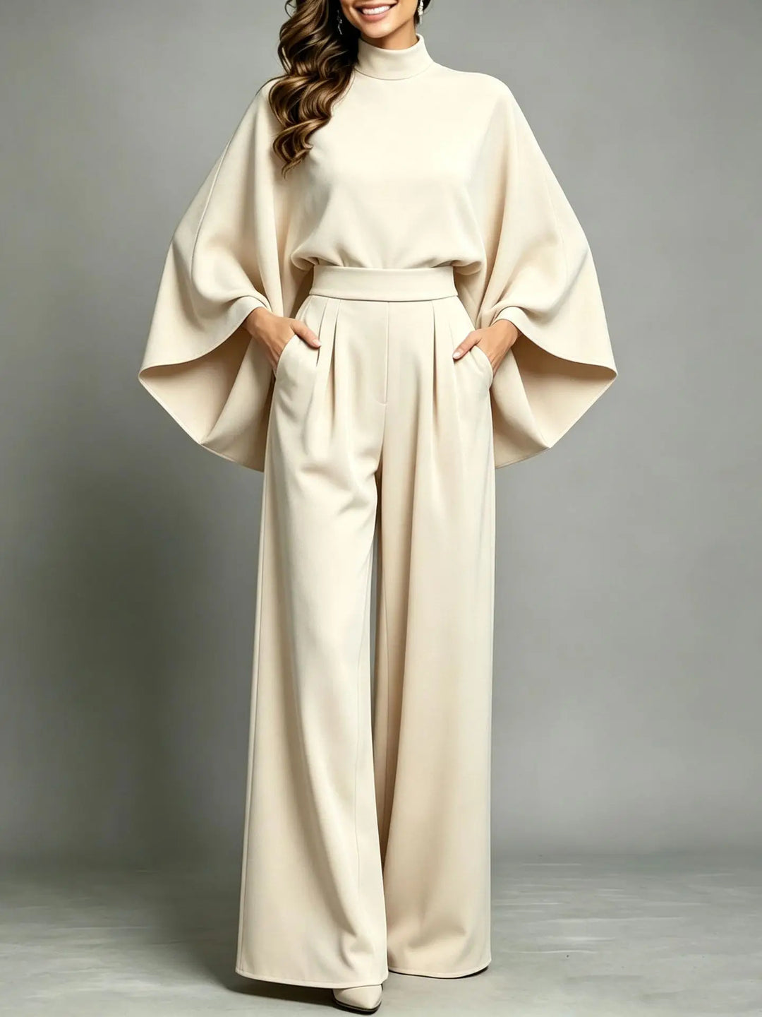 Oriane Formal Cape Sleeve Set