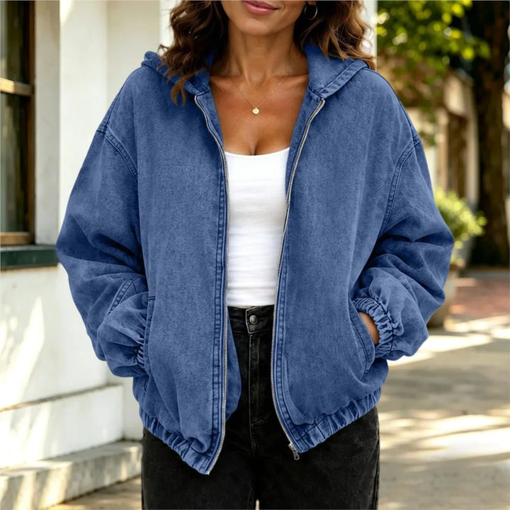 Sabine Hooded Denim Jacket