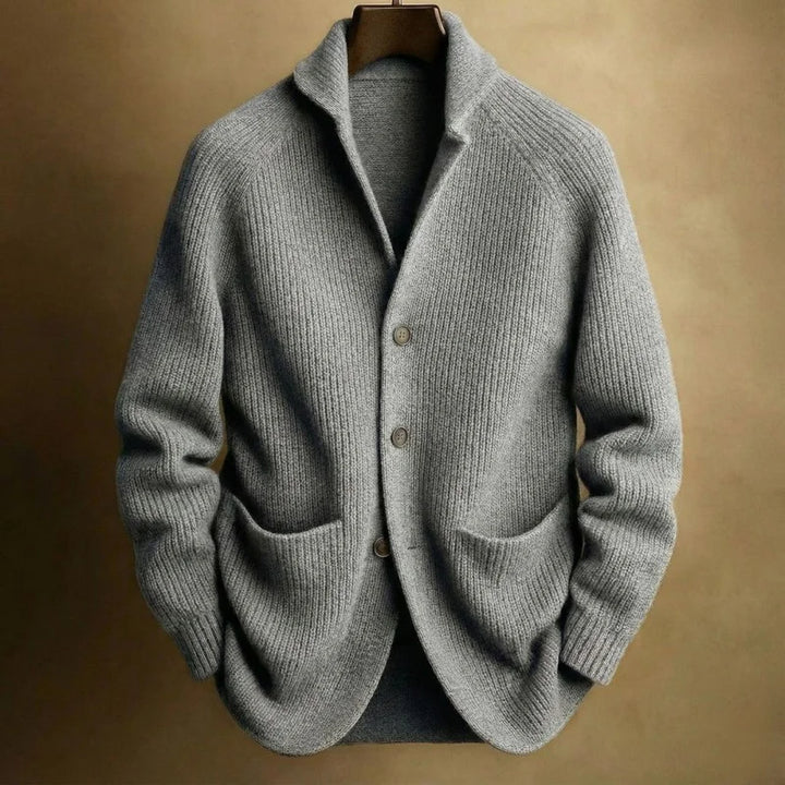 Carter Ribbed Knit Blazer Cardigan