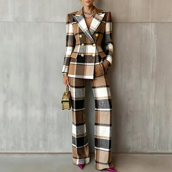 Oriana Double Breasted Pantsuit