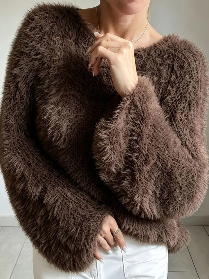 Harper Cozy Fuzzy Knit Sweater