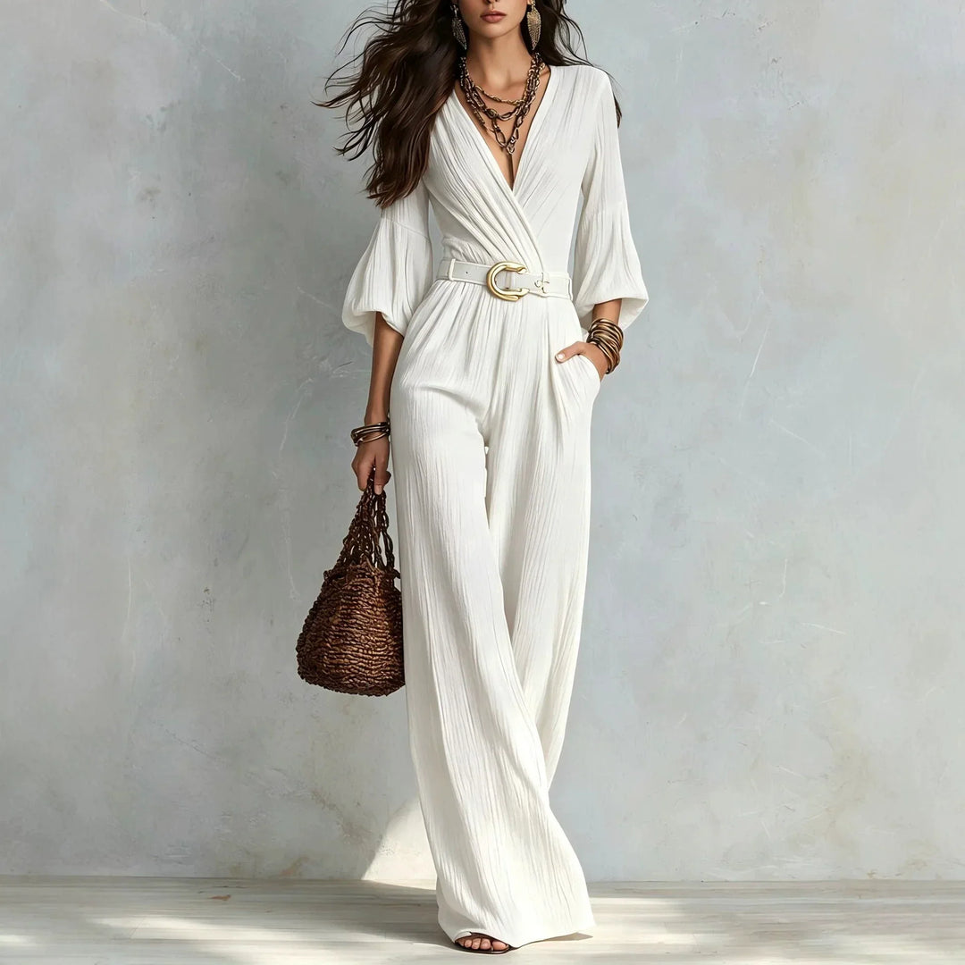 Sienna Elegant Wide Leg Jumpsuit