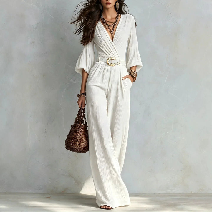Sienna Elegant Wide Leg Jumpsuit
