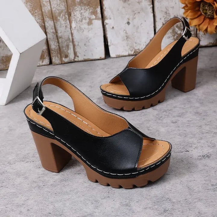 Audrey Orthopedic Block Sandals